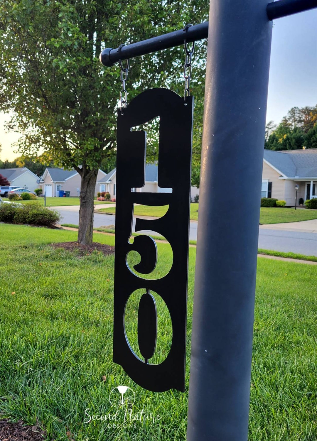 Lamp Post Sign Lamp Post Address Plaque House Number Sign Etsy