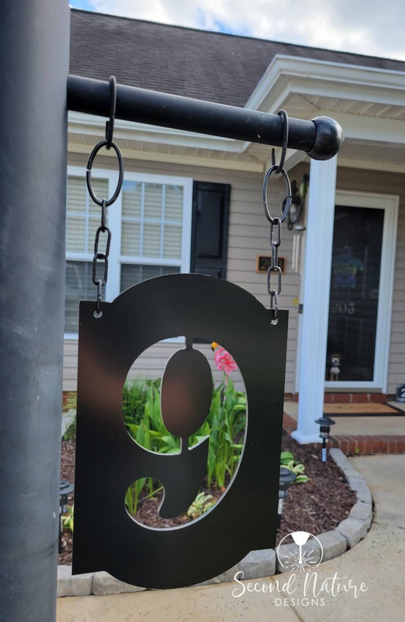 Lamp Post Sign Lamp Post Address Plaque House Number Sign Etsy