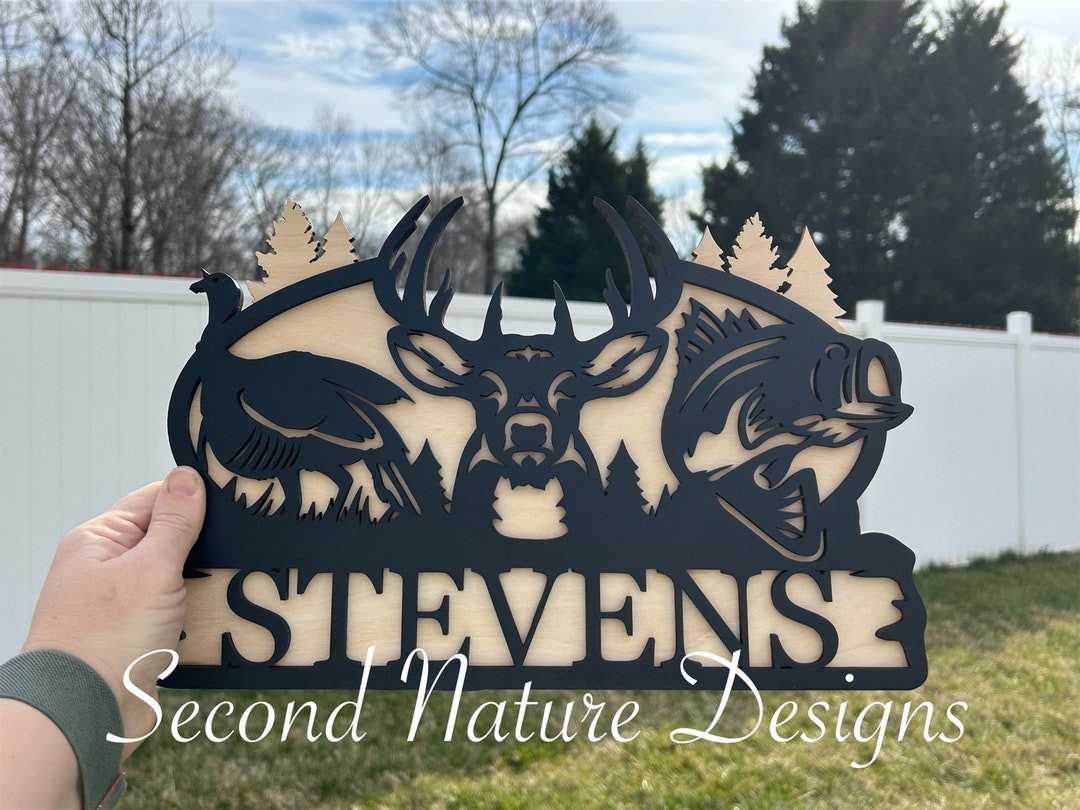Personalized Hunting Sign Custom Deer Hunter Sign Turkey Hunting ...