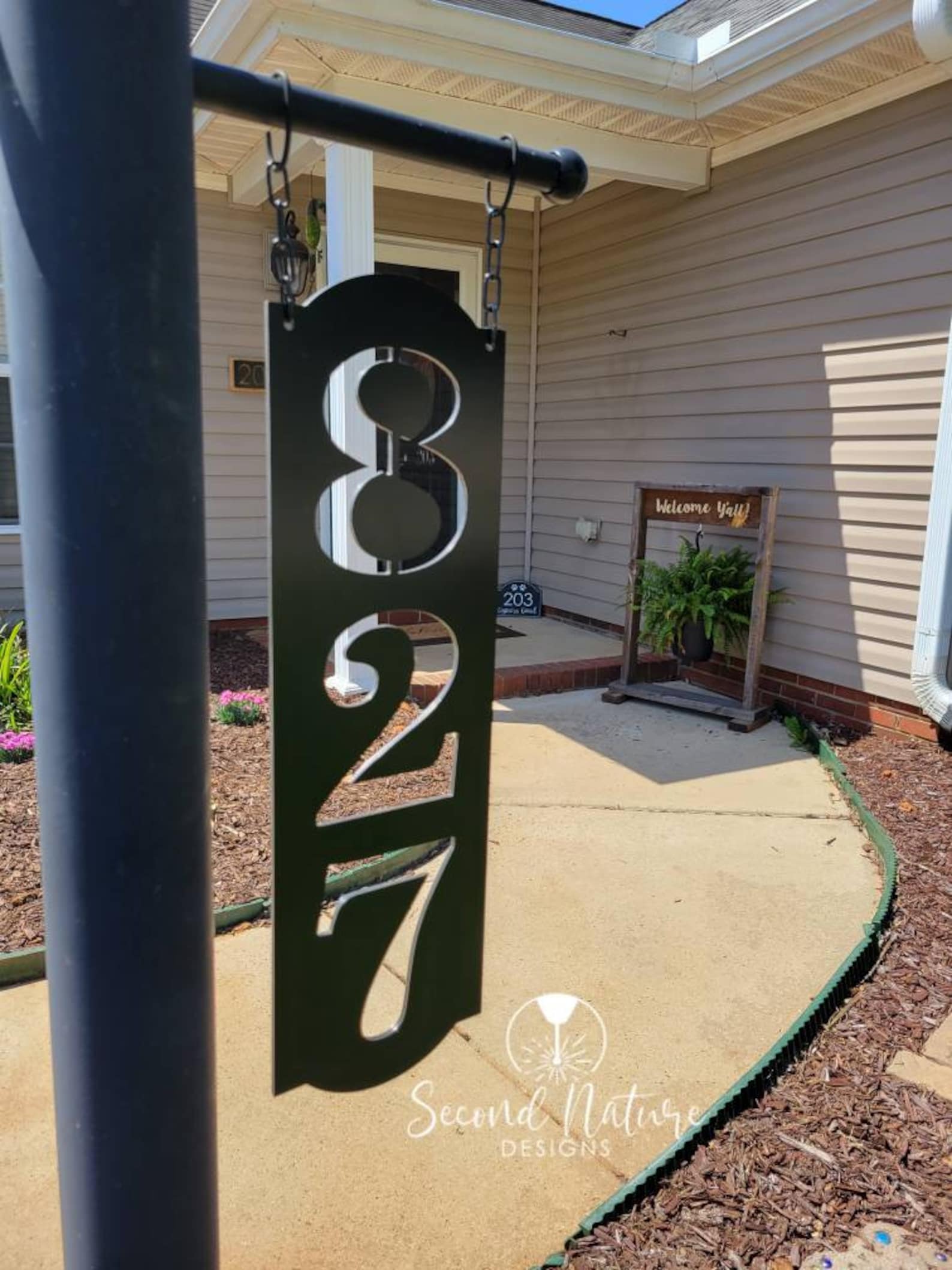 Lamp Post Sign Lamp Post Address Plaque House Number Sign Etsy