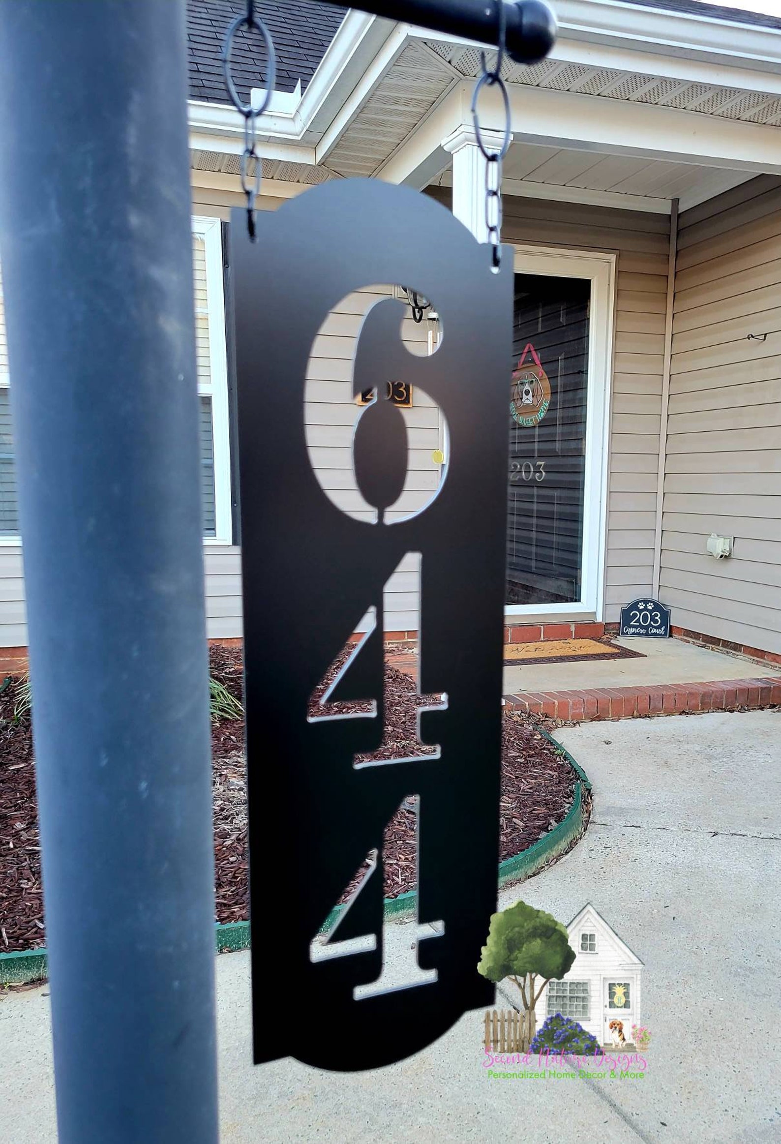 Lamp Post Sign Lamp Post Address Plaque House Number Sign Etsy