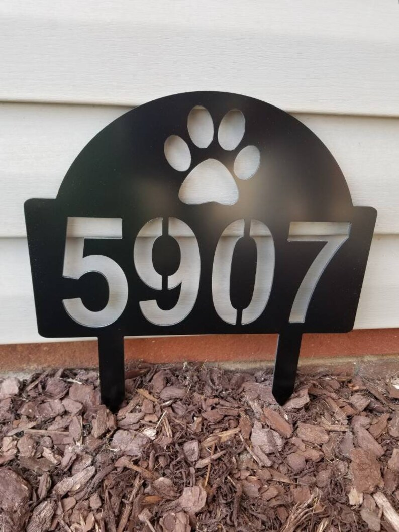 Lamp Post Sign Lamp Post Address Plaque House Number Sign Etsy