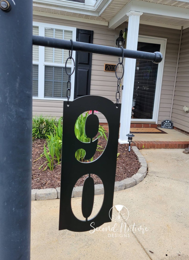 Lamp Post Sign Lamp Post Address Plaque House Number Sign Etsy