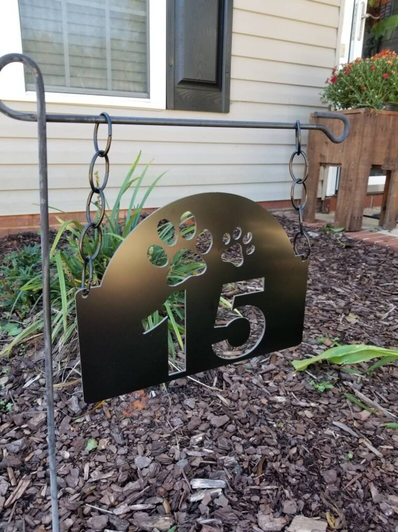 Lamp Post Sign Lamp Post Address Plaque House Number Sign Etsy