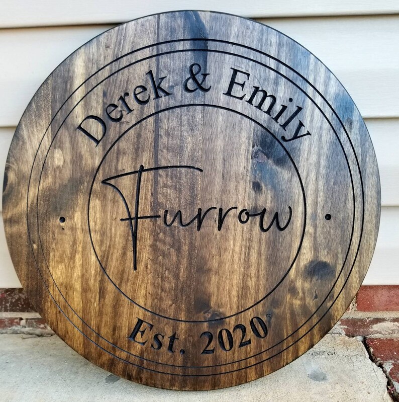 Personalized Lazy Susan / Family Name Engraved Lazy Susan / Etsy