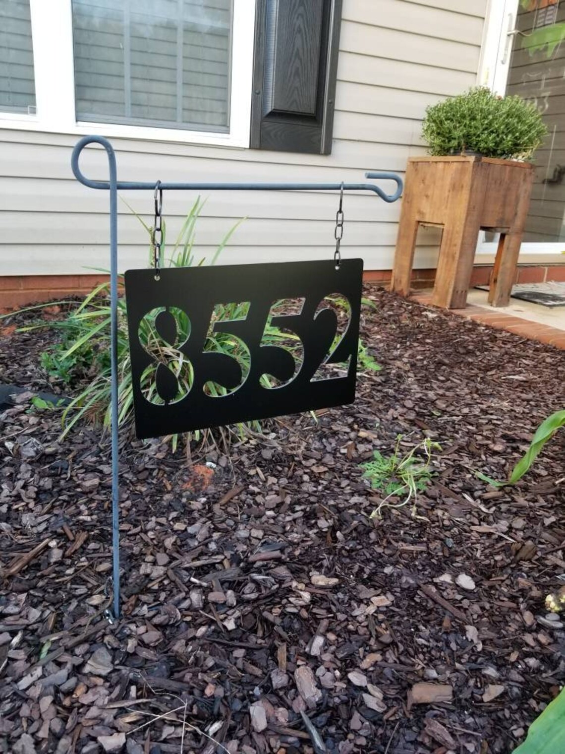 Lamp Post Sign Lamp Post Address Plaque House Number Sign Etsy