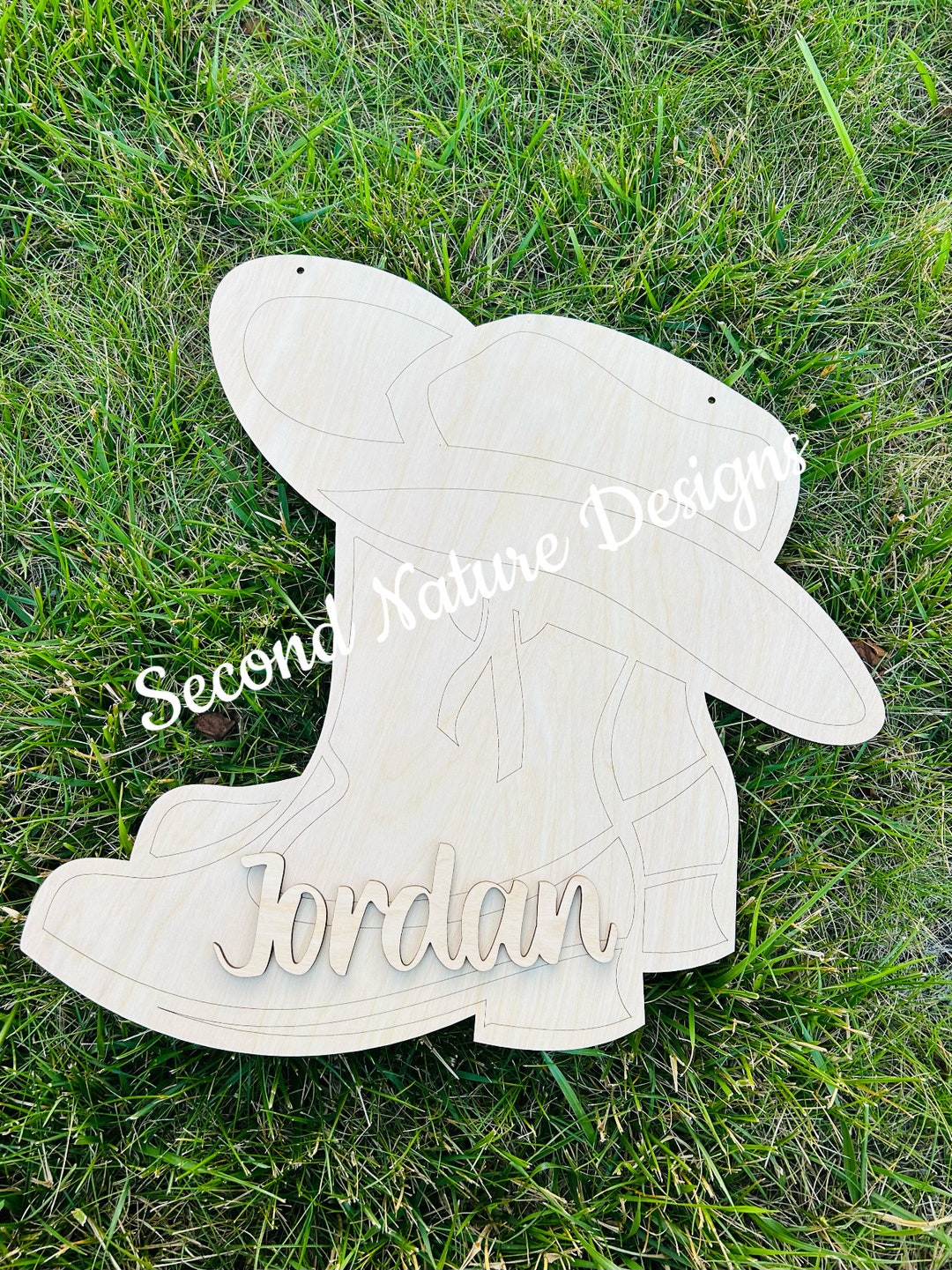 UNFINISHED Drill Team Boot / Blank Drill Team Sign / Drill Team Boot ...