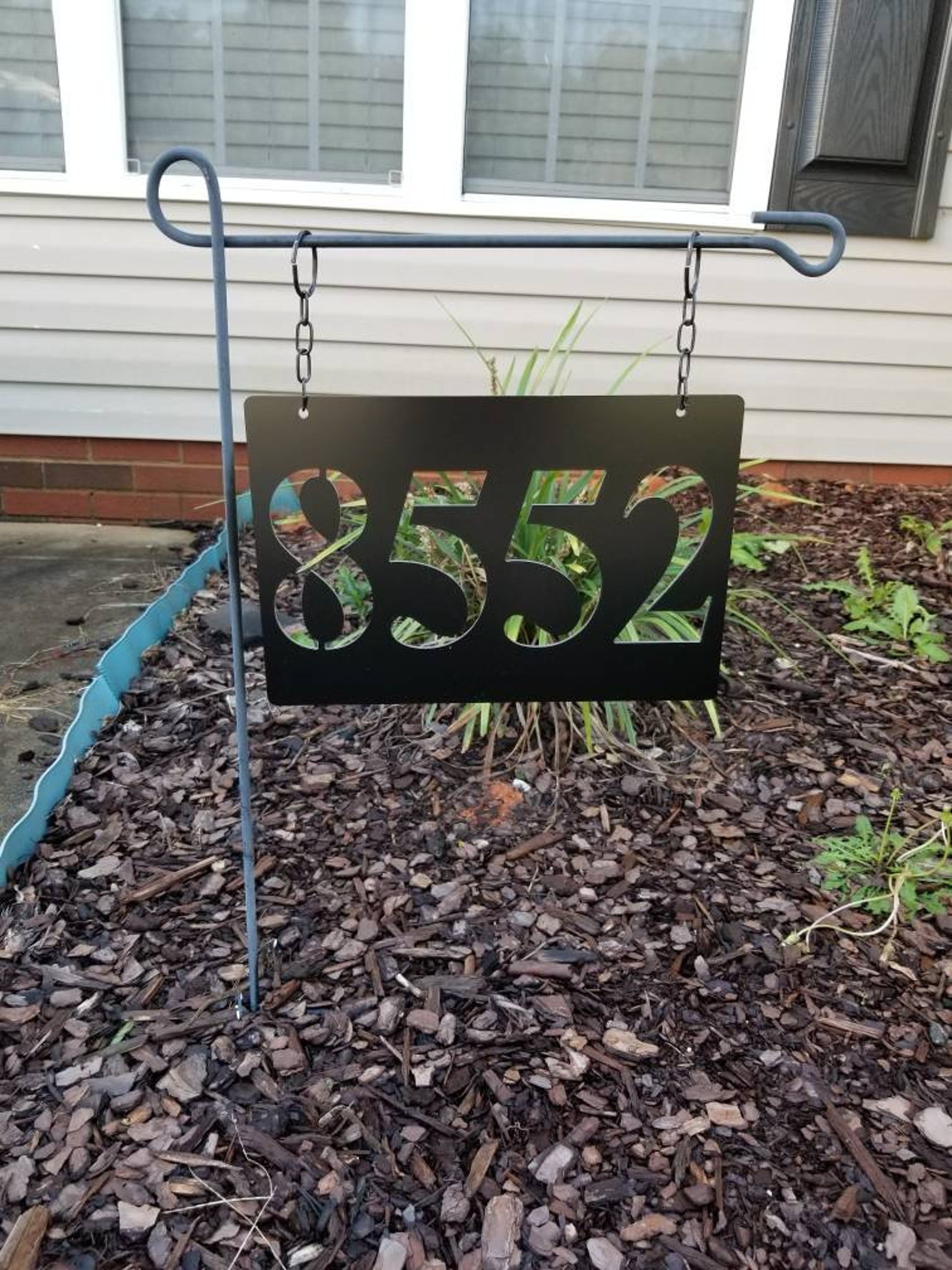 Lamp Post Sign Lamp Post Address Plaque House Number Sign Etsy