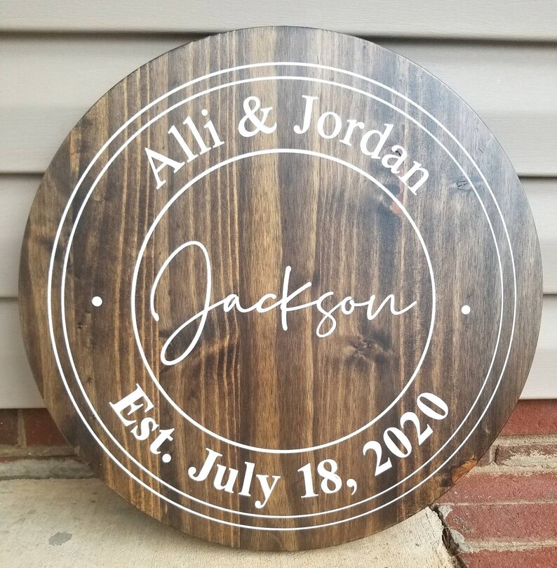 Personalized Lazy Susan / Family Name Engraved Lazy Susan / Etsy