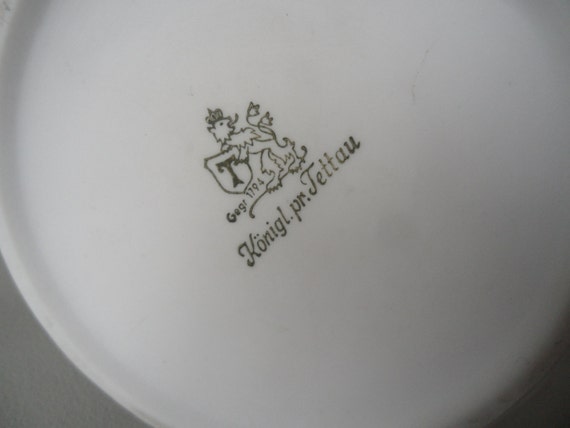 Koniglich Preussisch Tettau White Porcelain Vasesmall Mid Etsy