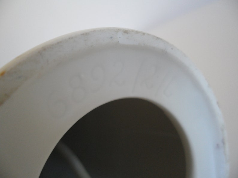 Danish handmade porcelain table lamp base
