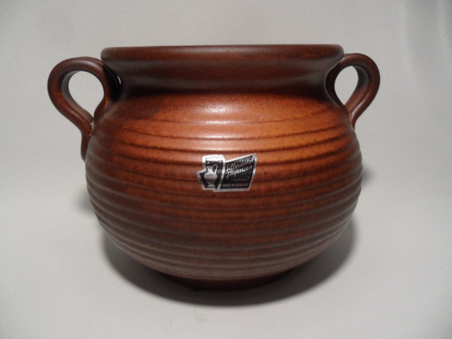 Silberdistel Fayencen german ceramic onion storage potonion Etsy