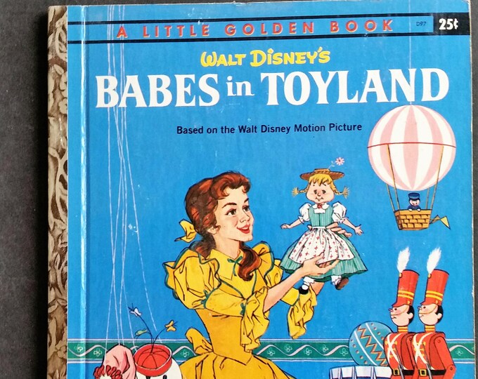 Vintage 1961 Little Golden Children's Books Walt Etsy