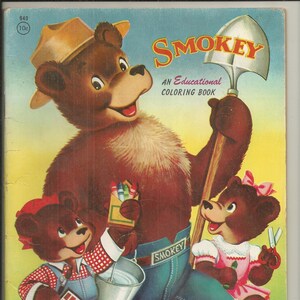 1956 Original Smokey the Bear Forest Fire Prevention | Etsy ...