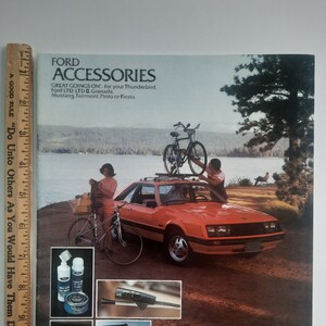 1979 Ford Motor Company Accessories Brochure for Thunderbird, LTD, Granada, Mustang, Fairmont, Pinto, Fiesta ~ 20 pgs, 9.0&quot;x 11&quot;, Color