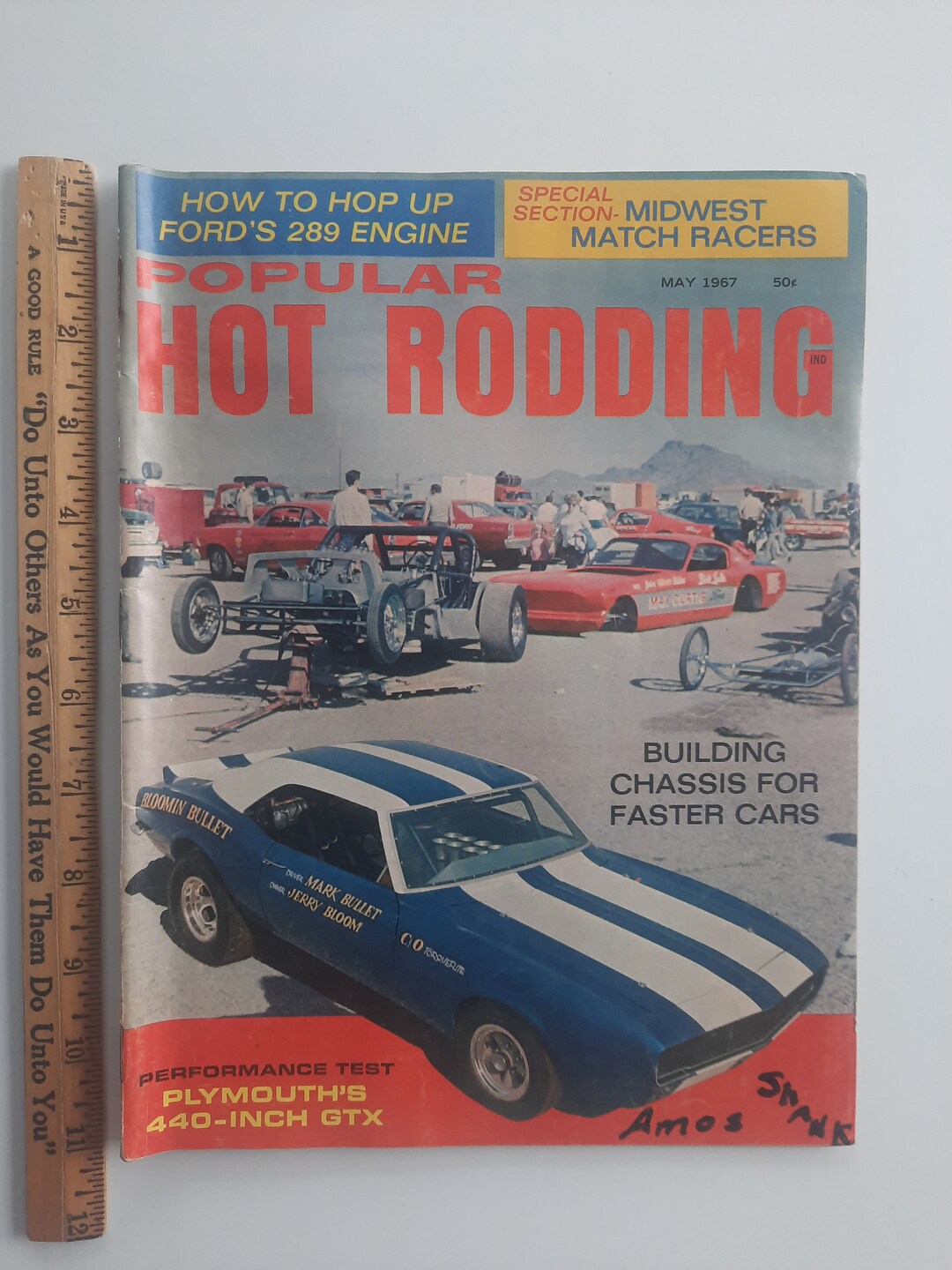 Original Popular Hot Rodding Magazine, Issue: May 1967- Building Drag ...
