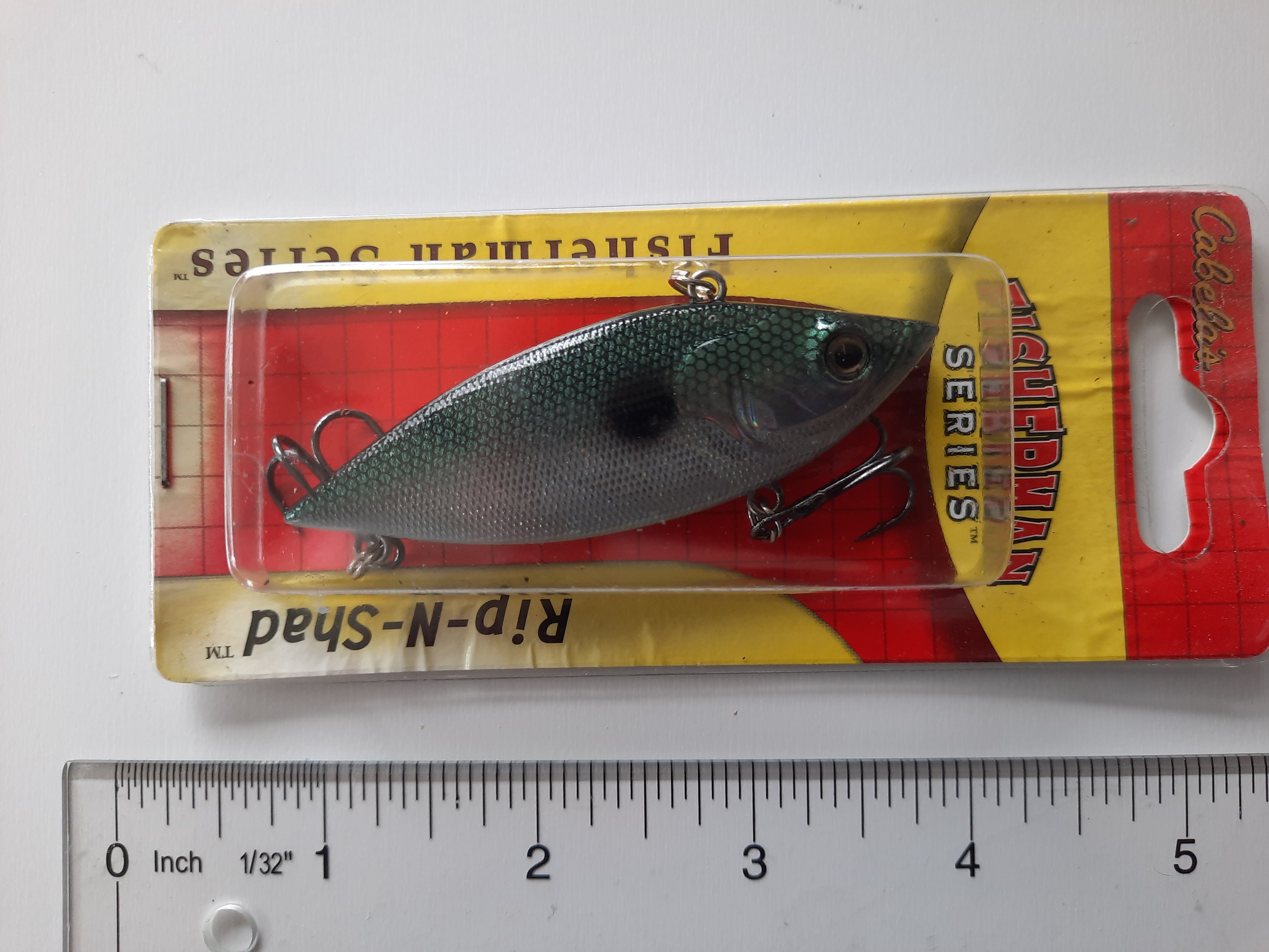 Vintage 1980s Bass Lure: Cabela's Fisherman Series, Rip-n-shad, Natural  Gizzard Shad, 1/2 Oz., 3.0 Scarce, Unused in Original Package 