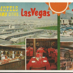 RETRO LAS VEGAS: Early 1960s Strip Postcard with aerial vi…