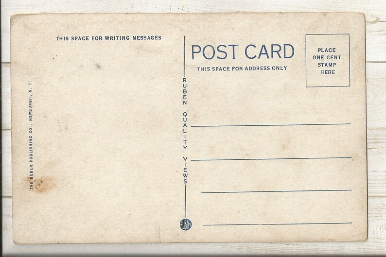 Skytop PA Monroe County 1920s White Border WB Postcard- View of The Skytop Lodge Pennsylvania ~ Extremely Small Town PC