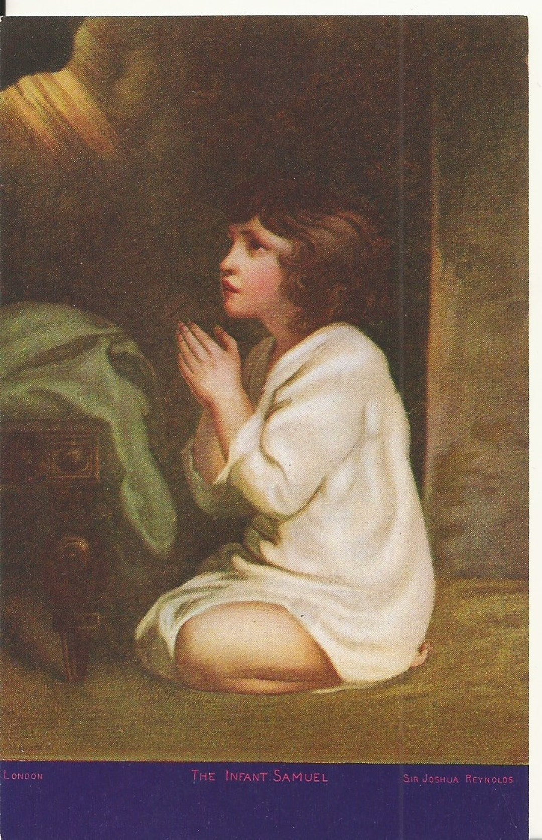 Early 1900 Divided Back DB Postcard Art The Infant Samuel Etsy Early 1900 Divided Back DB Postcard Art The Infant Samuel Etsy