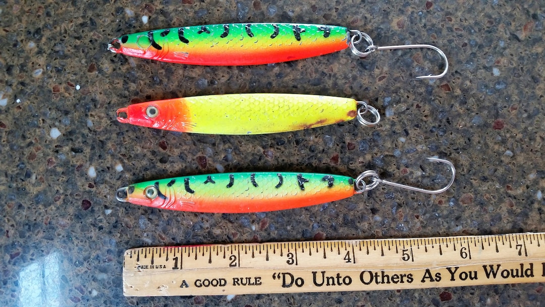 Leurre De Pêche Vintage Paw Paw 3-1/4 Pouces – Bois – Crankbait Original