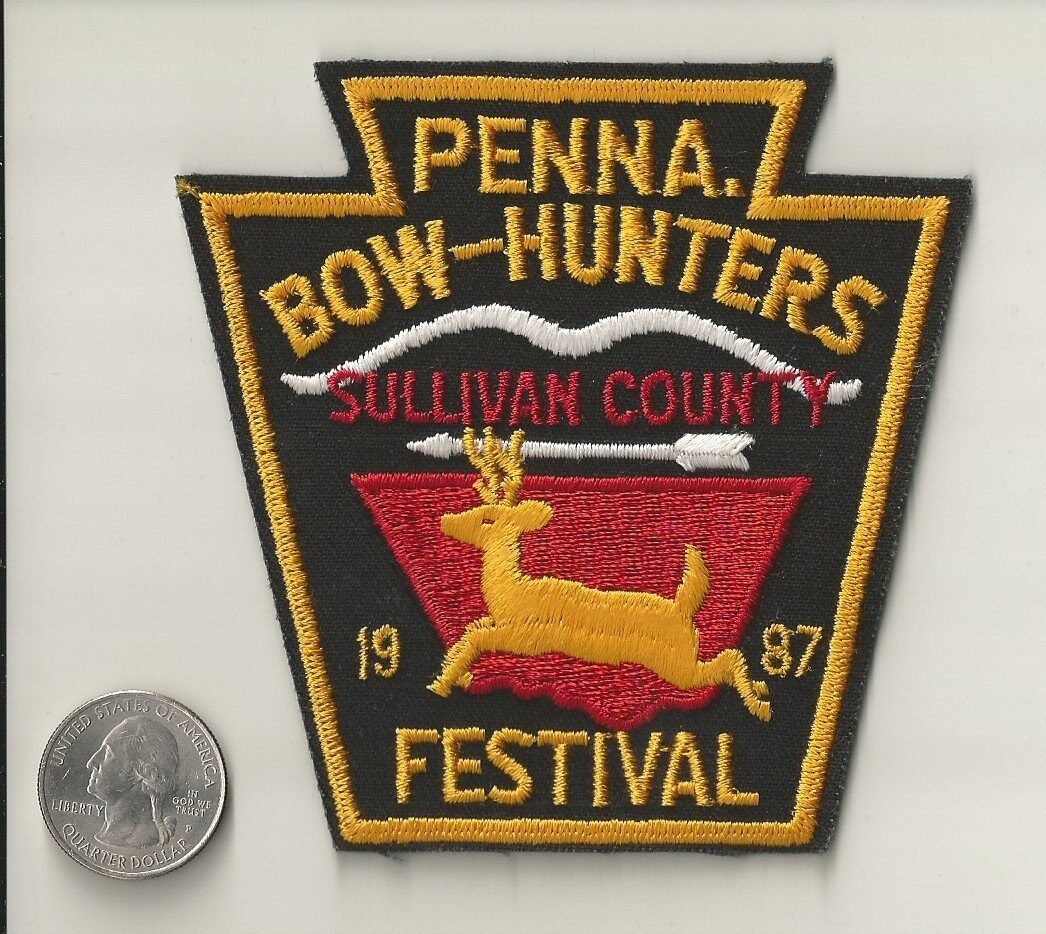 Vintage 1987 Pennsylvania Bow Hunters Festival Sullivan Etsy