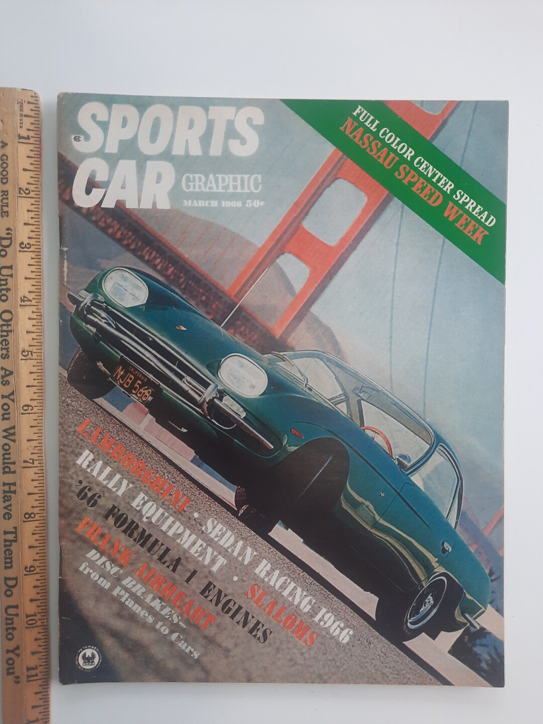 Original Sport Car Graphic Magazine, Issue: March 1966- Nassau Speed ...