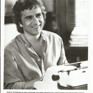 1983 Original Publicity, Press, Movie, Motion Picture B/W Photo, Photograph: "Romantic Comedy" Starring Dudley Moore, 8"x 10"