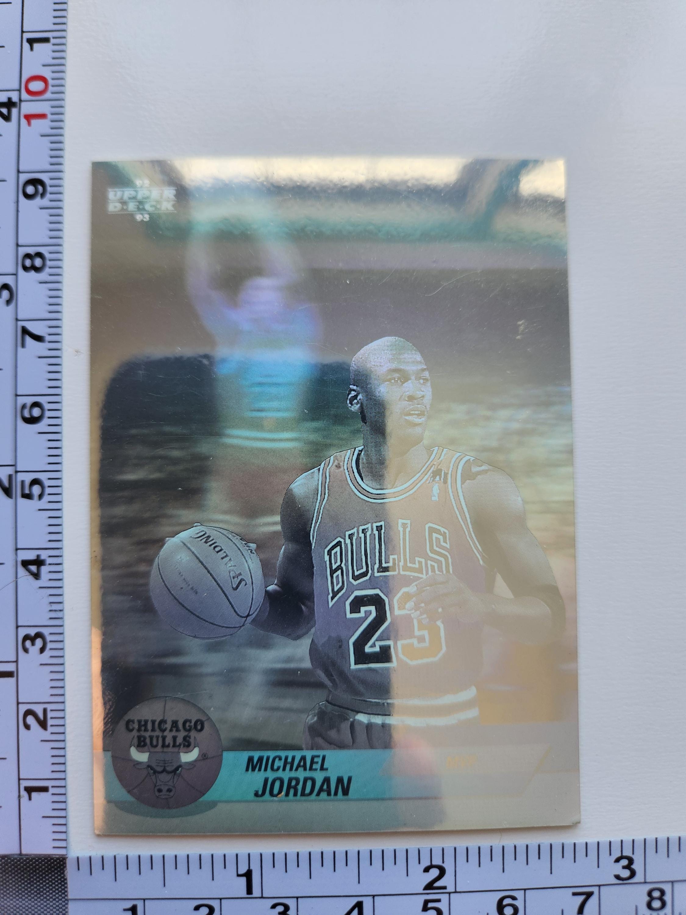 michael jordan holographic basketball card 4 Row One Touch/Graded Card Storage Case main image 0