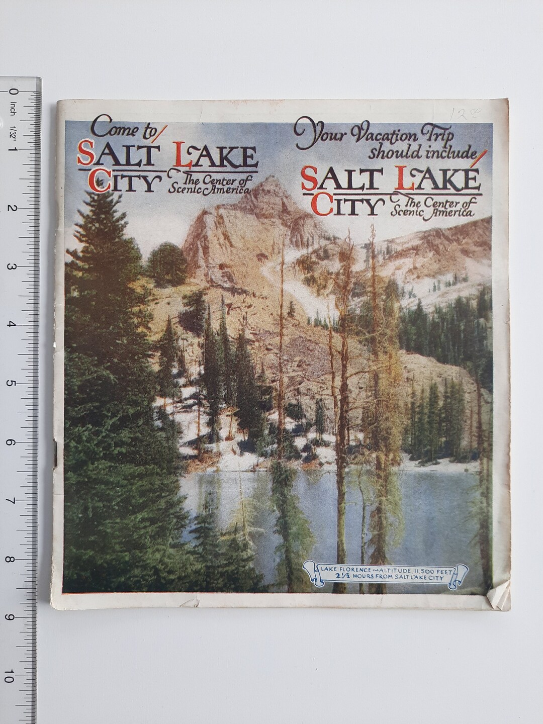 Original Early 1900s Souvenir Booklet of Salt Lake City, the Center of ...