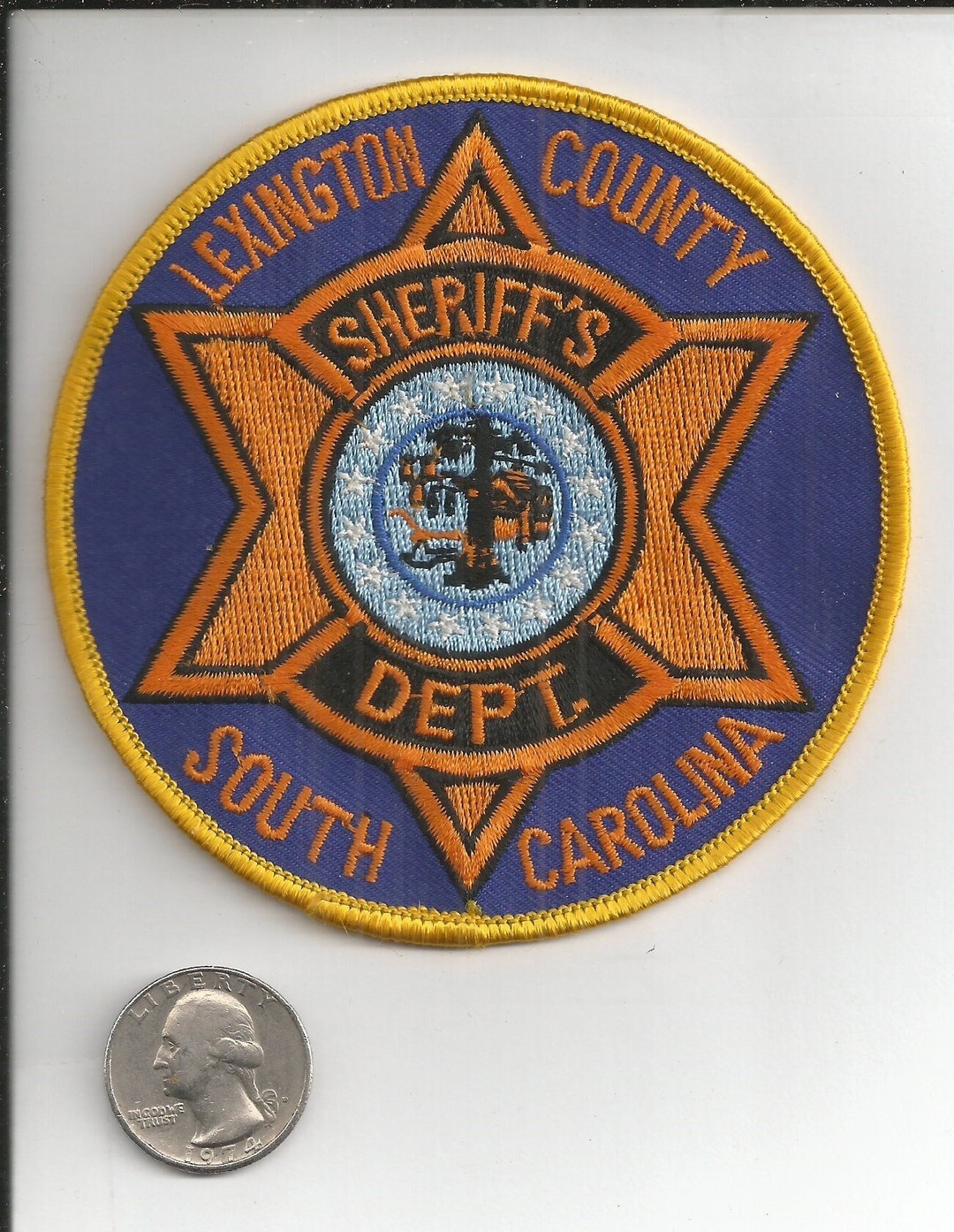 Vintage Official Authentic Police Patch: Lexington County Sheriff's ...