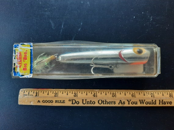 Vintage 1990s Topwater Bass Lure: Storm Saltwater Big Bug, Rattlin Chug Bug  7/8 Oz. Blue/chrome in Original Package Lightly Used -  Canada