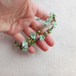 Mint Stirnband prop, Handmade Stirnband prop, Newborn Stirnband, Fotografie Neugeborene prop, Baby tieback