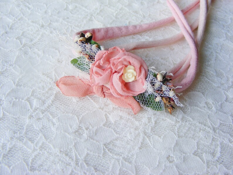 Newborn headband set Photography props set Baby tieback set Delicate props set 2 pieces newborn props set Newborn photography props set