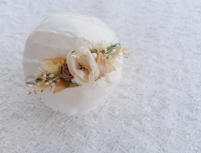 Newborn prop headband Newborn tieback prop Baby headband Photography prop Flower headband prop Baby headband Baby tieback