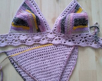 Bikini au crochet, bikini