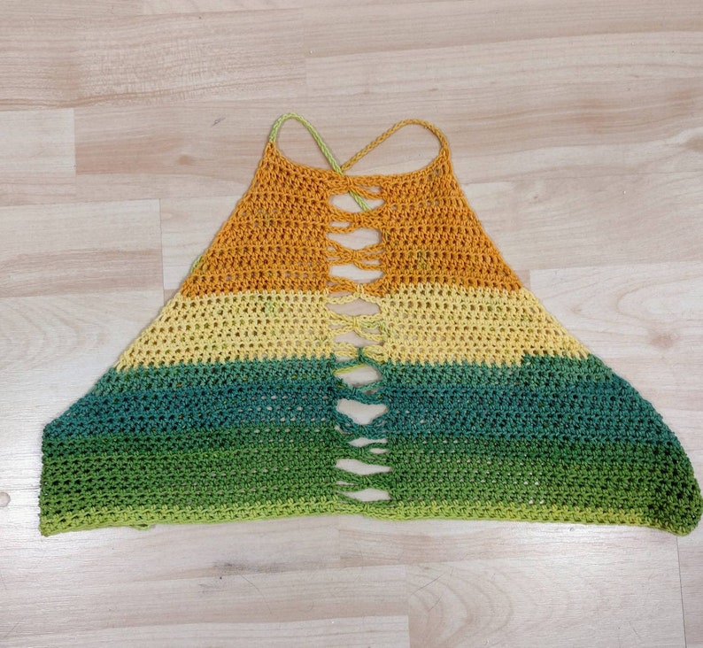 Crochet bikini top, crop top, bikini top, summer top image 5