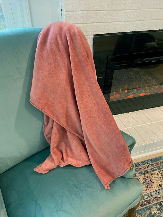 Mauve pink blanket sale