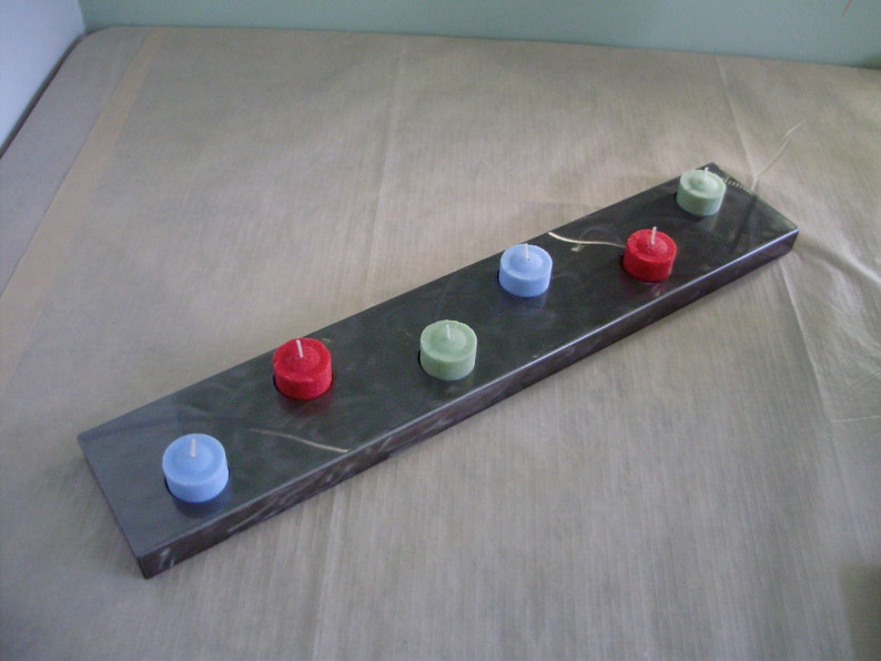 These Holders Really Standout-Free Shipping- just in time for the Holidays Tea Light Candle Holder Made in Steel with 6 Holes for candles