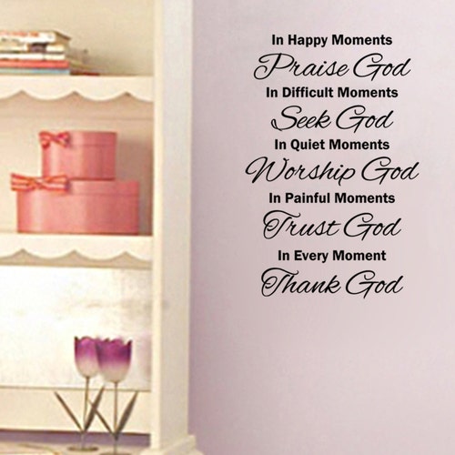 W X 60 Carnation Pink, 17 Walk by Faith Wall Decal H W X 60 Carnation Pink, 17 Walk by Faith Wall Decal H