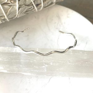Wavy Cuff Bracelet - Etsy