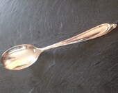 Vintage Deep Silver 1960 HAPPY ANNIVERSARY Teaspoon 6 1 8 quot , Set of 10