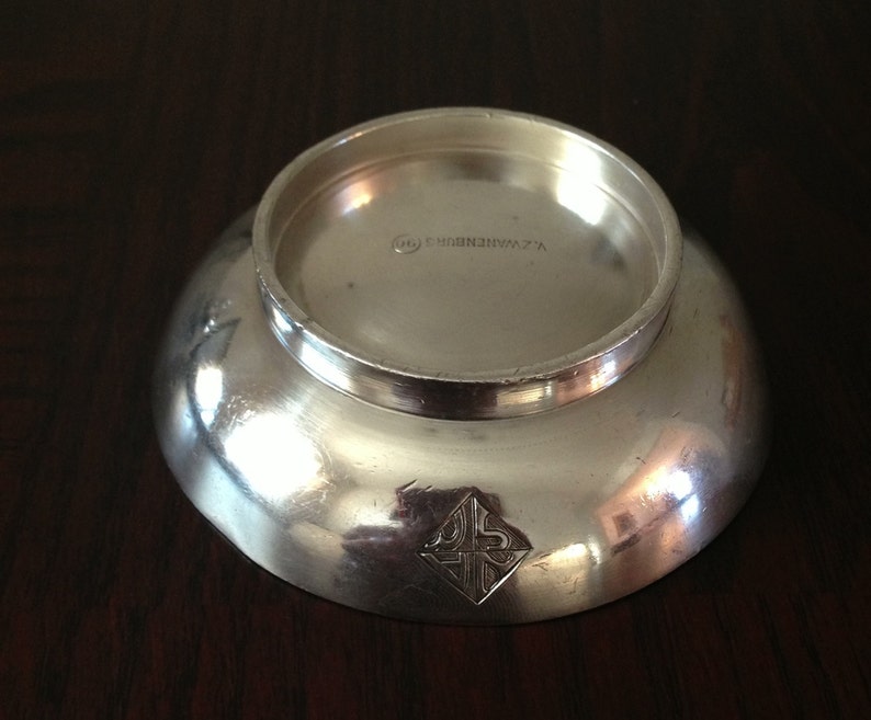 Antique Collectible V.ZWANENBURG SOLA Silver Plated NASM Small Bowl Circa 1915 1922 image 2