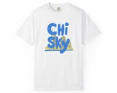 Chicago Sky T-Shirt: Unisex Garment-Dyed Chicago WNBA Tee