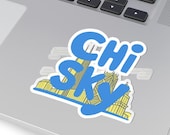 Chicago Sky WNBA Stickers: Glossy Vinyl Decal, Basketball Fan Gift