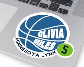 Olivia Miles Minnesota MN Lynx WNBA basketball Kiss-Cut Vinyl Sticker