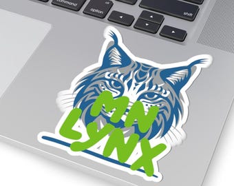 Minnesota Lynx WNBA Sticker, Waterproof Vinyl Decal, Sports Laptop Scrapbooking