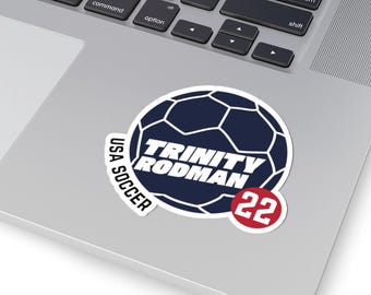 Adesivo Trinity Rodman USWNT / Decalcomania giocatore di calcio