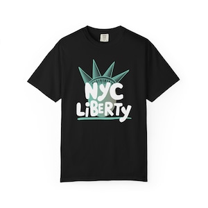 New York Liberty WNBA Unisex Garment-Dyed T-shirt, Basketball Fan Tee, Sports Apparel, Team Support Shirt, Game Day Outfit