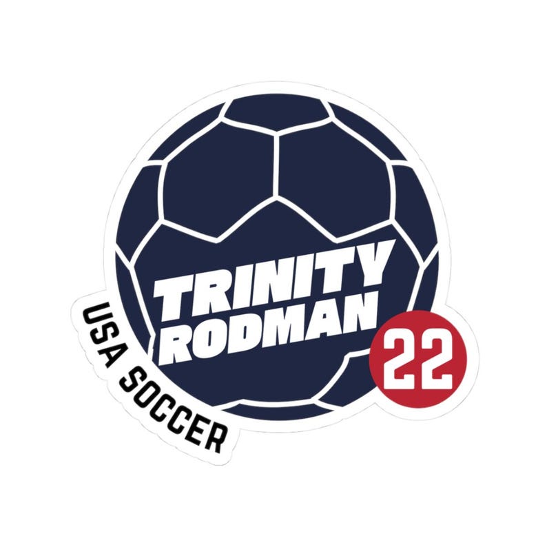 Trinity Rodman USWNT Sticker | Soccer Player Decal image 3